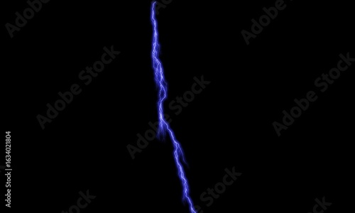 Bad Weather Lightning in the Night Sky