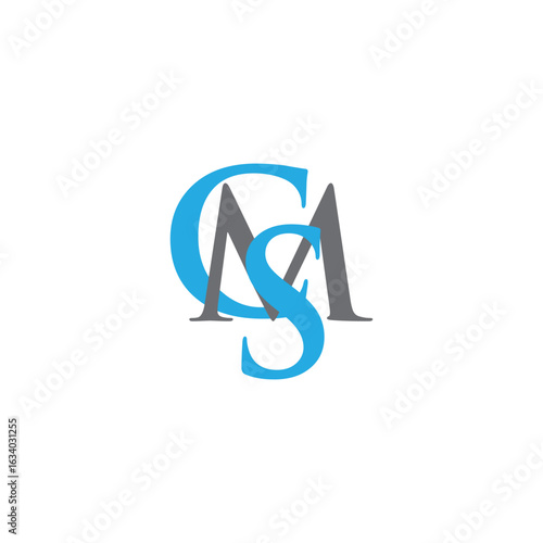 cms logo design vector, cms letter logo, cms initials vector  logo