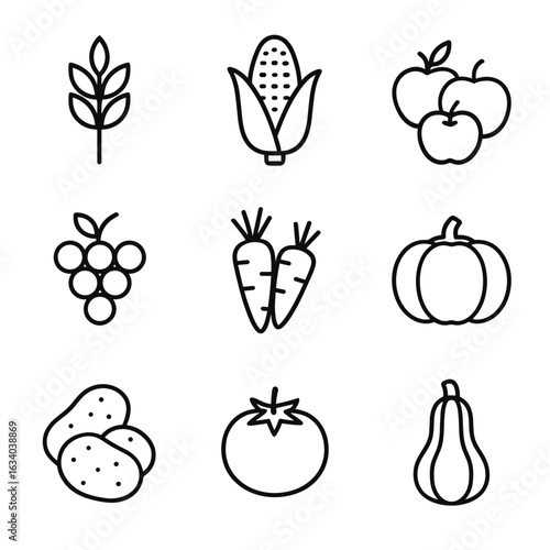 Harvest Icon Set