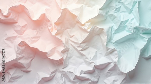 Wallpaper Mural Colorful Crumpled Paper Texture in Pastel Shades for Creative Backgrounds and Design Projects Torontodigital.ca