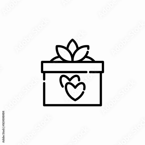 gift box icon sign vector