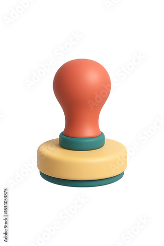 3D Stamp High quality Realistic image