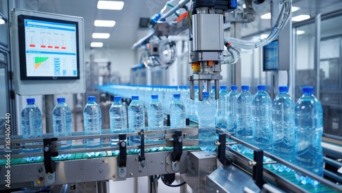 Automated Bottling Process in Beverage Production