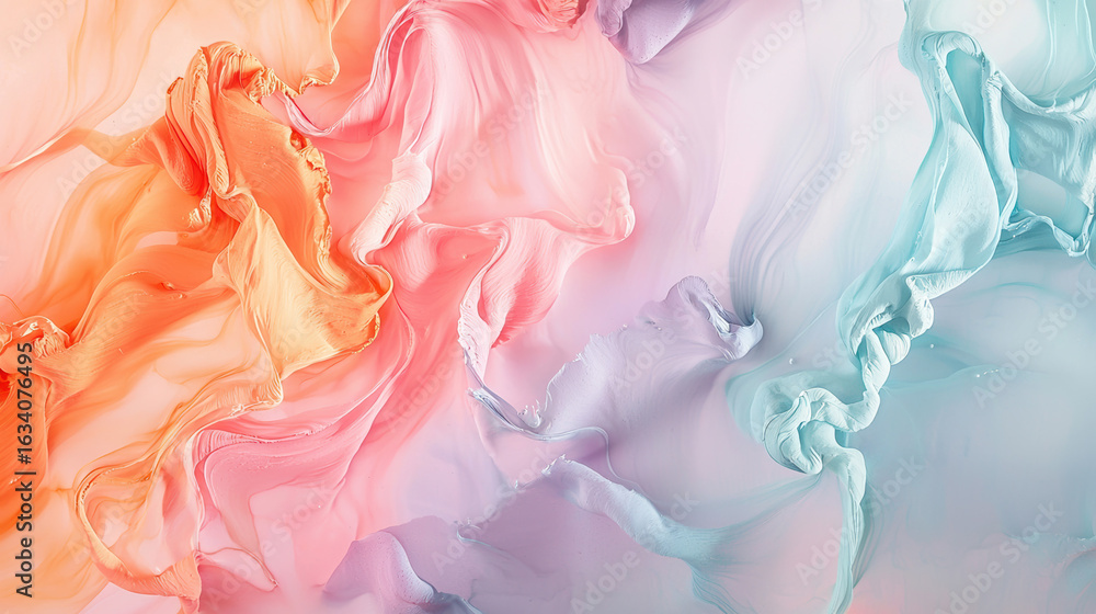 Fototapeta premium Uncluttered background with pure, clean hues