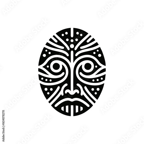 Tribal mask designs that reflect the classic forms of ancestral heritage