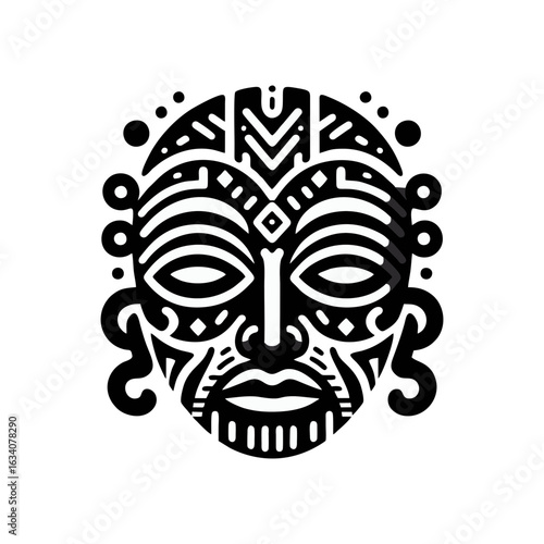 Tribal mask designs that reflect the classic forms of ancestral heritage
