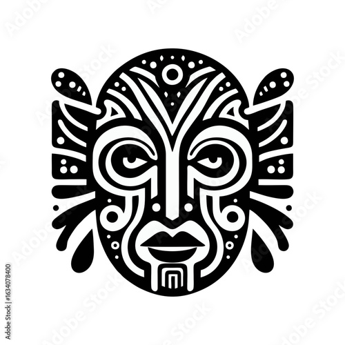 Tribal mask designs that reflect the classic forms of ancestral heritage