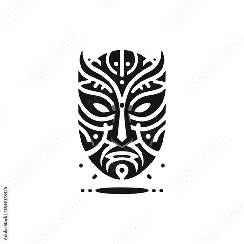 Tribal mask designs that reflect the classic forms of ancestral heritage