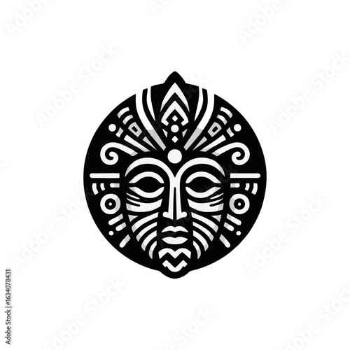 Tribal mask designs that reflect the classic forms of ancestral heritage