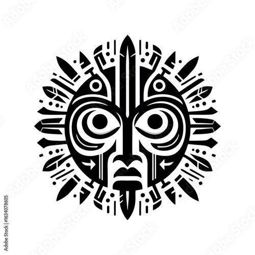 Tribal mask designs that reflect the classic forms of ancestral heritage