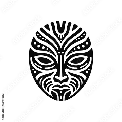 Tribal mask designs that reflect the classic forms of ancestral heritage