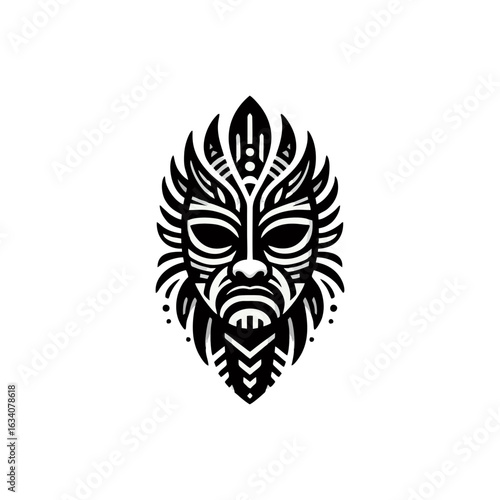 Tribal mask designs that reflect the classic forms of ancestral heritage