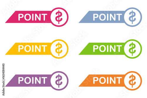 イラスト素材：ポイント,重要,ドル,お金,チェック,注目,注意	
