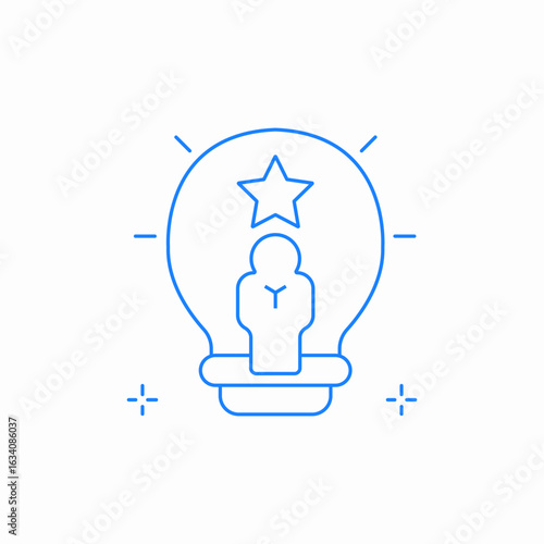 innovative idea icon sign vector