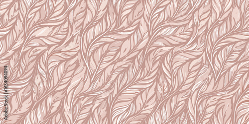 Elegant blush pink feather pattern background