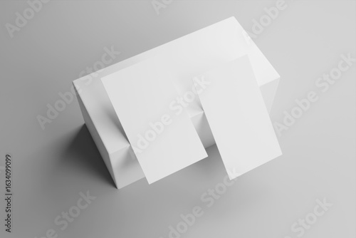 Business Card 3D Rendering Image