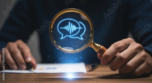 Analyzing voice communication and chat data for business intelligence and customer insights.