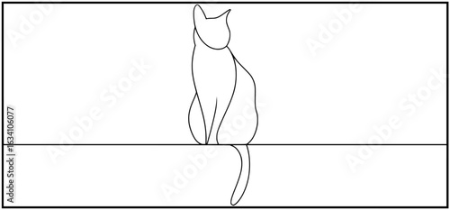 The symbol of modern kitty love, including cat silhouettes and kitten footprints, is celebrated on world cat day, alongside puppy prints, paws, and doodles of dogs, mice, and fishbones