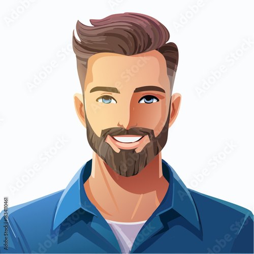 man with a beard