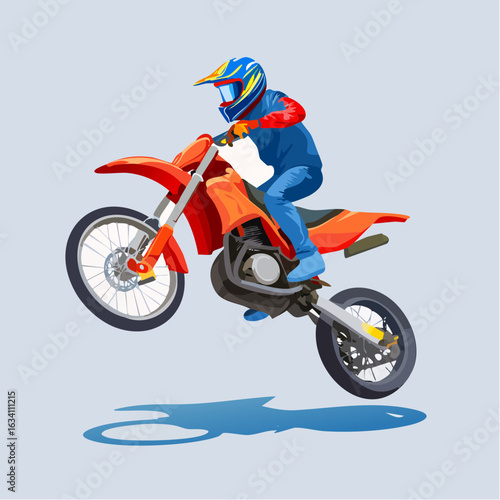 biker on motorcycle