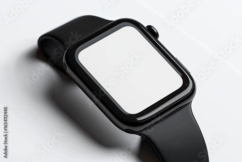 High Quality Image of Apple Watch Series 9 Mockup Low Angle View