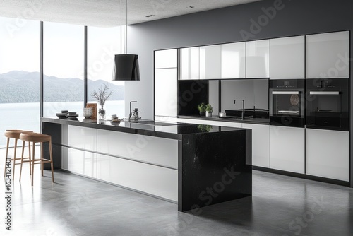 Sleek Modern High Gloss Storage Cabinets for Stylish Kitchen Organization