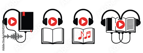 Immerse yourself in audiobooks and music with these iconic headphones and book visuals