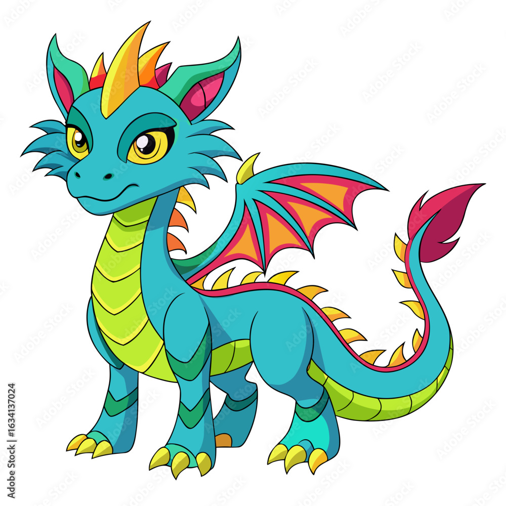 Naklejka premium dragon vector