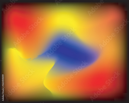 Abstract gradient background, abstract shape star, round, zigzag, polygon background with colour.