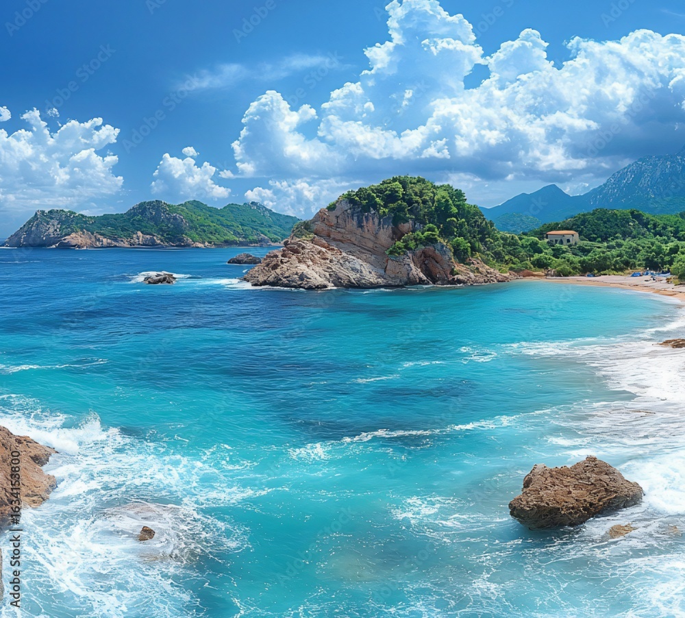 Naklejka premium tropical beach in thailand