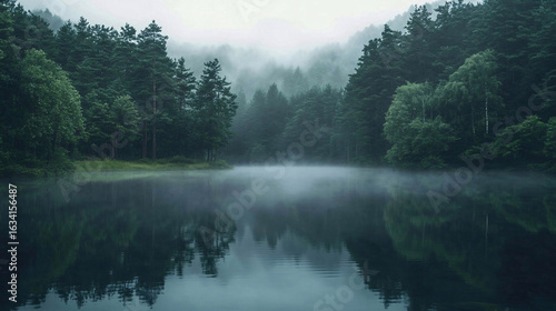fog over the river