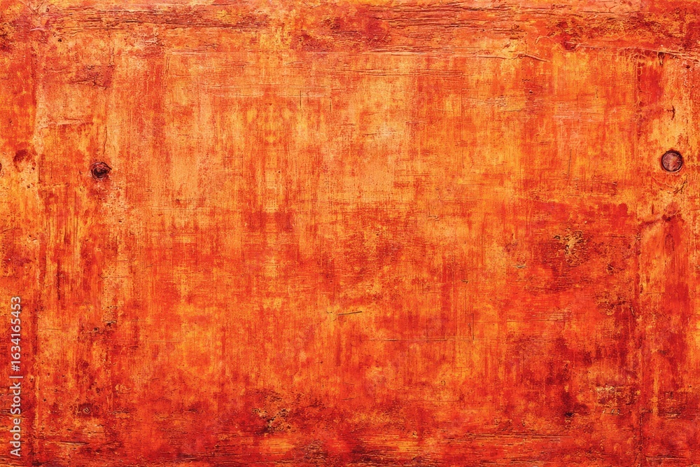 Obraz premium Textured, orange-red surface with subtle markings