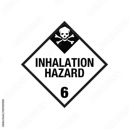 Class 6.1 Inhalation Hazard Placard Symbol