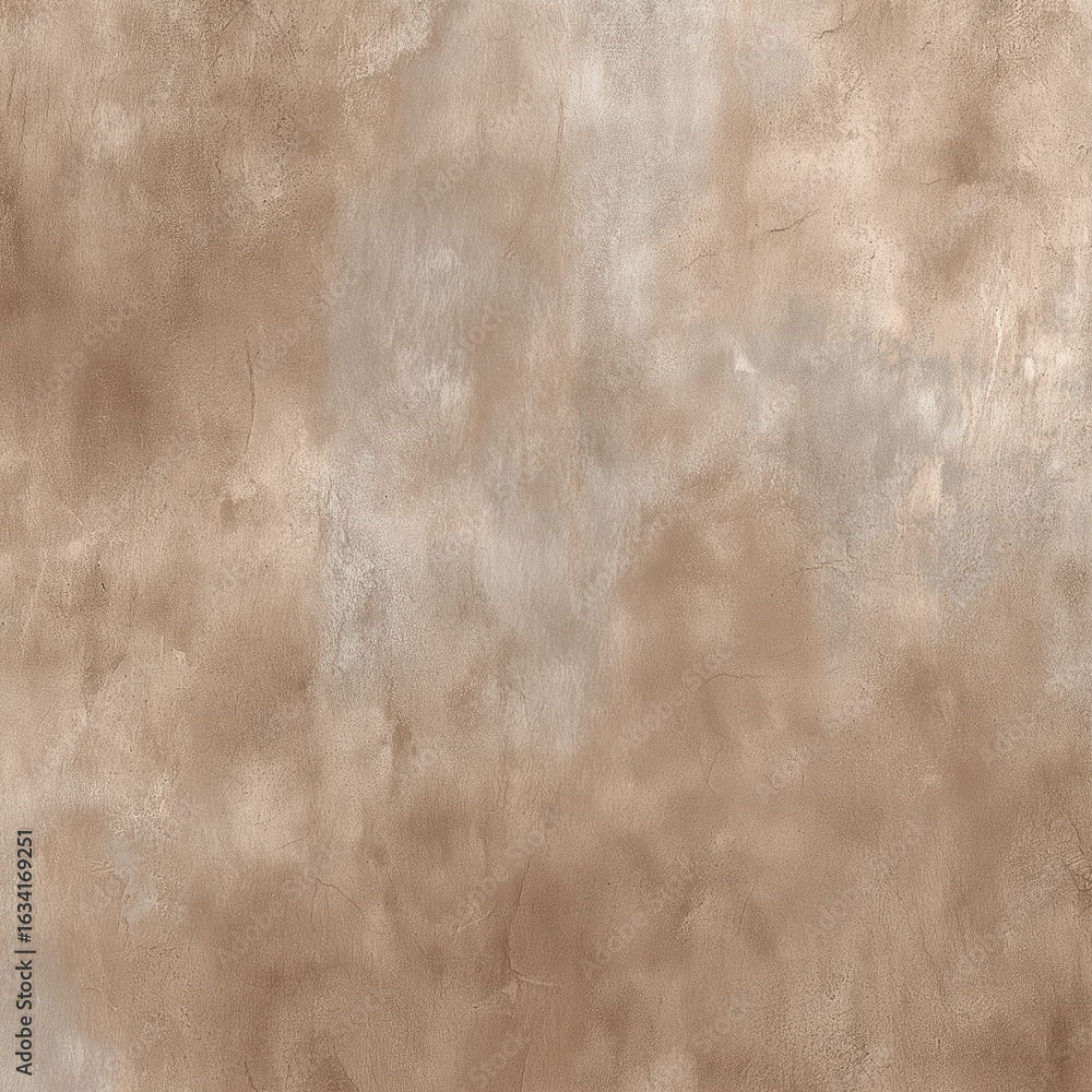 Naklejka premium A weathered and cracked brown surface, resembling an aged wall or ground. The texture is rough with fine fissures and patches of lighter and darker tones, creating an organic, distressed pattern.