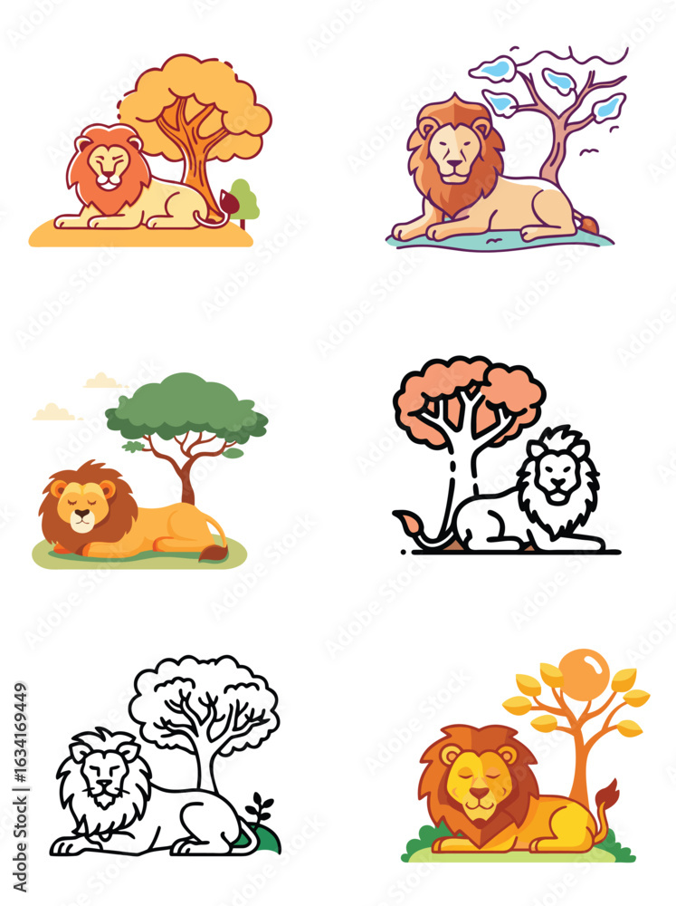 Fototapeta premium set of animal icons