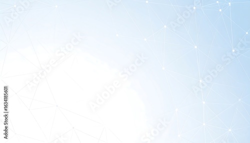Light blue abstract geometric background with connecting lines and points