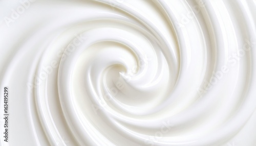 Whipped Cream Texture Swirl