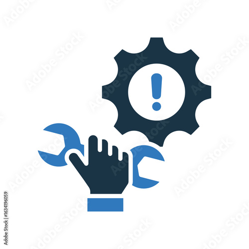 Repairing mixed color icon
