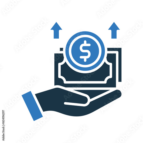 Expenses mixed color icon