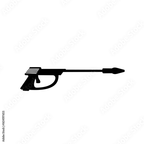 Pressure washer gun vector icon