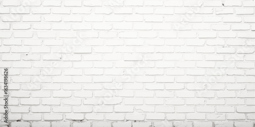 Textured white brick wall surface with a distressed and aged pattern