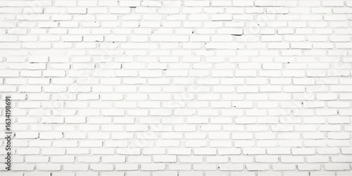 Textured white brick wall background with a weathered cement surface