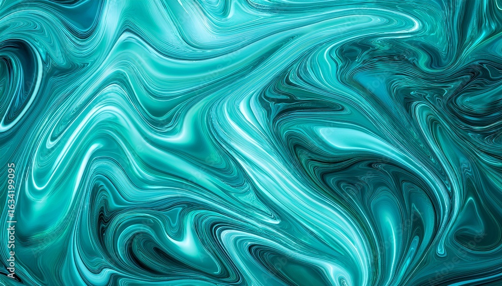 Fototapeta premium tiffany color background liquid texture wallpaper