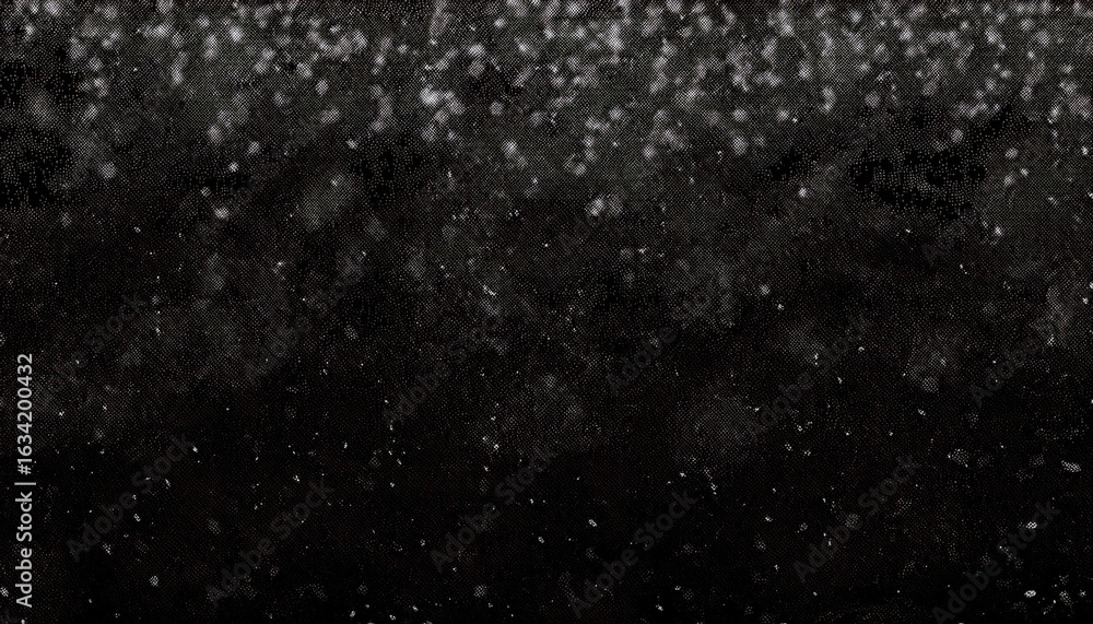 Obraz premium transparent distressed white grainy texture with dust overlay textured grainy noise particles and snow effect on a black background