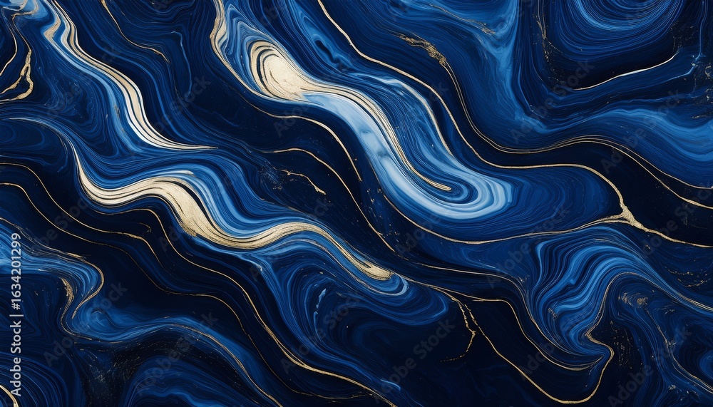 Fototapeta premium abstract dark navy blue luxury marble texture premium background