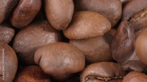 Wallpaper Mural Close up of roasted coffee beans with rich texture, brown tones, and natural lighting, backdrop Torontodigital.ca