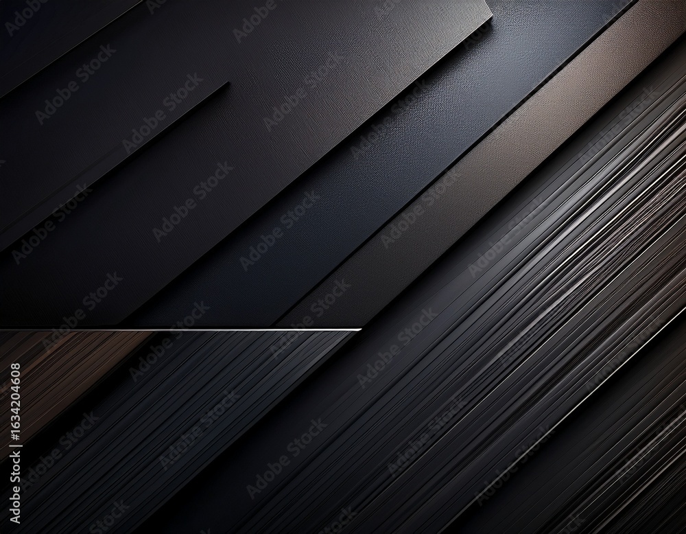 Obraz premium stylish and minimal dark background with diagonal accents suitable for branding and presentations