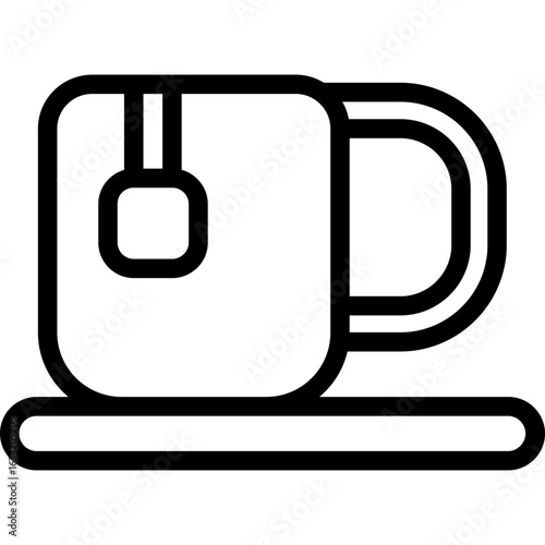 Mug tea saucer Icon