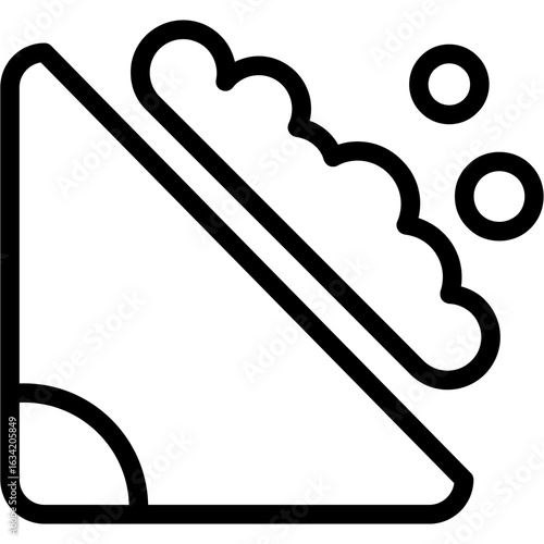 Hill avalanche Icon