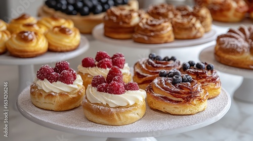 Wallpaper Mural Delightful Assortment of Fresh Baked Pastries and Desserts Torontodigital.ca